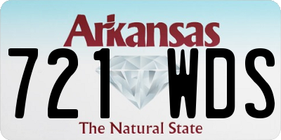AR license plate 721WDS