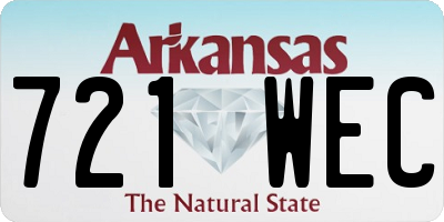 AR license plate 721WEC