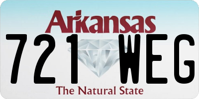 AR license plate 721WEG