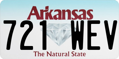 AR license plate 721WEV