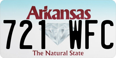 AR license plate 721WFC