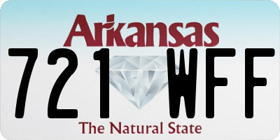 AR license plate 721WFF