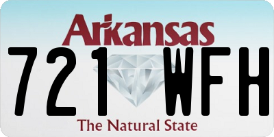 AR license plate 721WFH