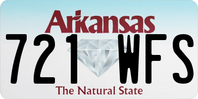 AR license plate 721WFS