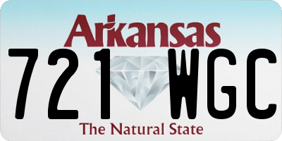 AR license plate 721WGC