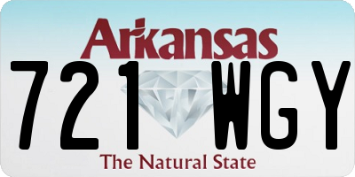 AR license plate 721WGY