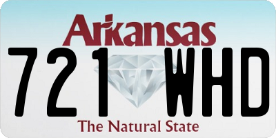 AR license plate 721WHD