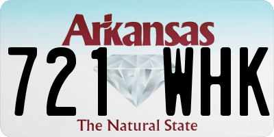 AR license plate 721WHK