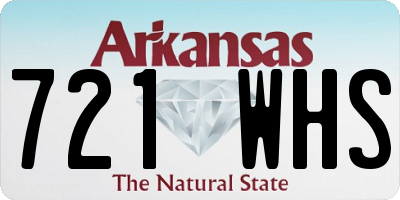 AR license plate 721WHS