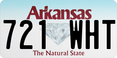 AR license plate 721WHT