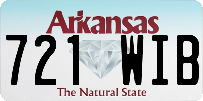 AR license plate 721WIB