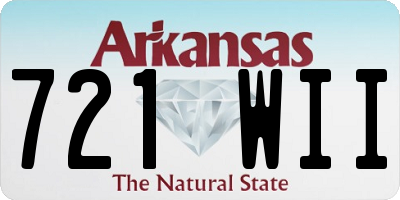 AR license plate 721WII