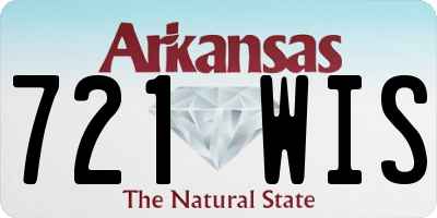 AR license plate 721WIS