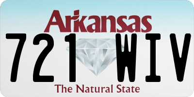 AR license plate 721WIV