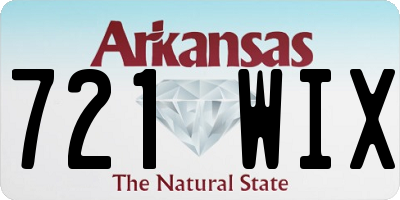 AR license plate 721WIX