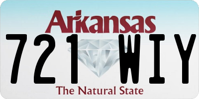 AR license plate 721WIY