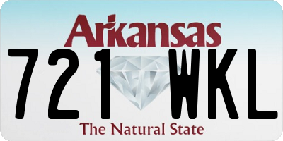 AR license plate 721WKL