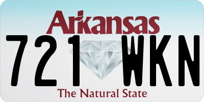 AR license plate 721WKN
