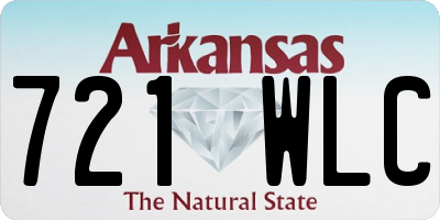AR license plate 721WLC