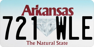 AR license plate 721WLE
