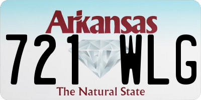 AR license plate 721WLG