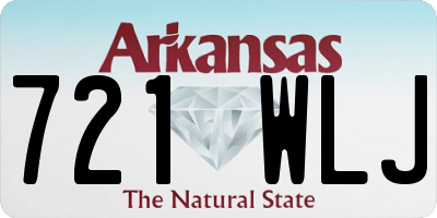 AR license plate 721WLJ