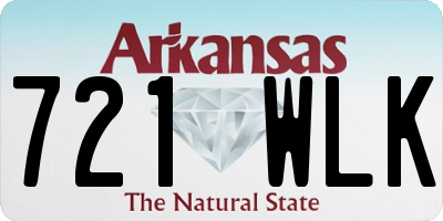 AR license plate 721WLK