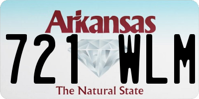 AR license plate 721WLM