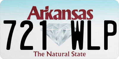 AR license plate 721WLP