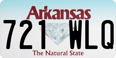 AR license plate 721WLQ