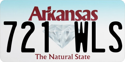 AR license plate 721WLS