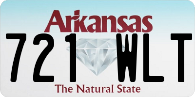 AR license plate 721WLT