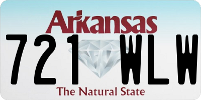 AR license plate 721WLW