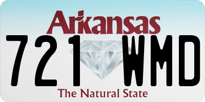 AR license plate 721WMD
