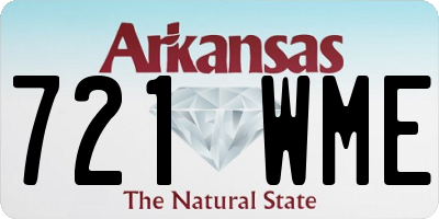 AR license plate 721WME
