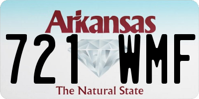 AR license plate 721WMF