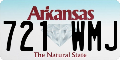 AR license plate 721WMJ