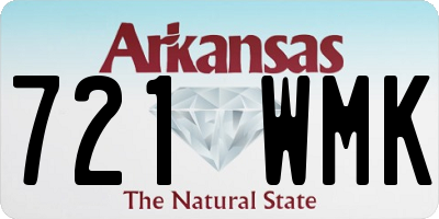 AR license plate 721WMK