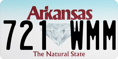 AR license plate 721WMM