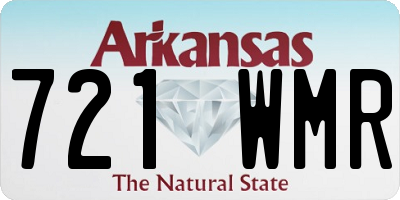 AR license plate 721WMR