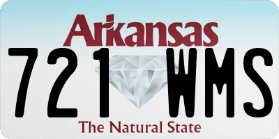 AR license plate 721WMS