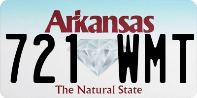 AR license plate 721WMT