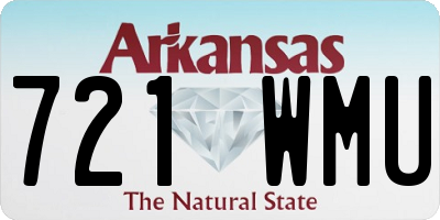 AR license plate 721WMU