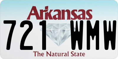 AR license plate 721WMW