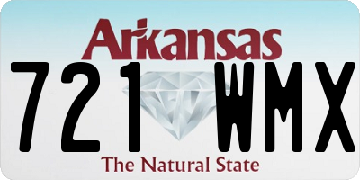 AR license plate 721WMX