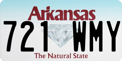 AR license plate 721WMY