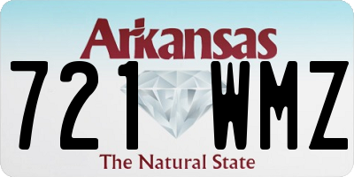 AR license plate 721WMZ
