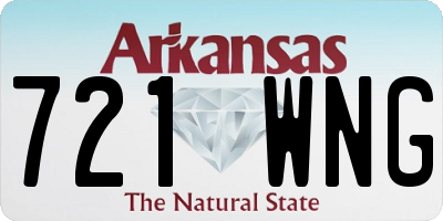 AR license plate 721WNG