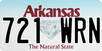 AR license plate 721WRN