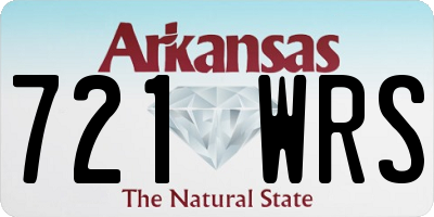 AR license plate 721WRS